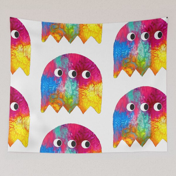 Item preview, Rainbow Ghosty - acrylic painting designed and sold by PixelPalmer.