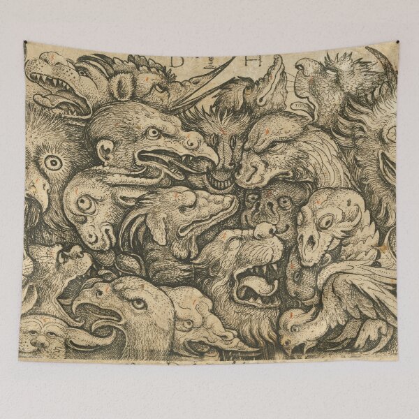 Item preview, Faces of monsters and demons vintage Medieval art designed and sold by Vintage Designs +.