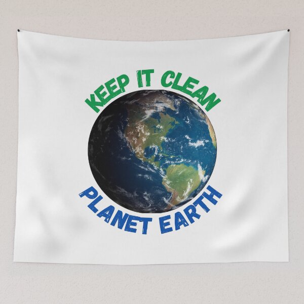 Item preview, Keep it Clean, Planet Earth (Original) designed and sold by Little Store On Keedonwood.