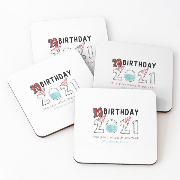 Item preview, 20 Birthday 2021 Quarantined designed and sold by autlu.