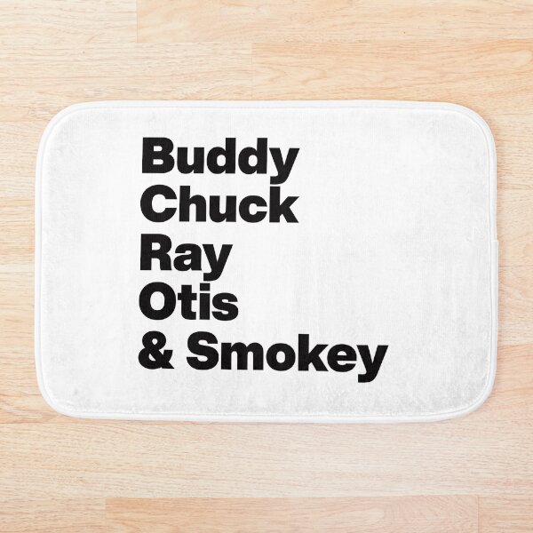 Item preview, Cantantes de la vieja escuela - Buddy Chuck Ray Otis y Smokey - Texto negro designed and sold by TypeHaus™.