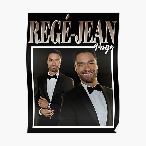 Rege Jean Page T-Shirt Poster