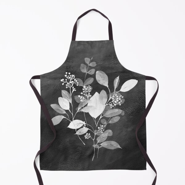 Item preview, eucalyptus art, black white art, botanical art designed and sold by StudioArtNew.