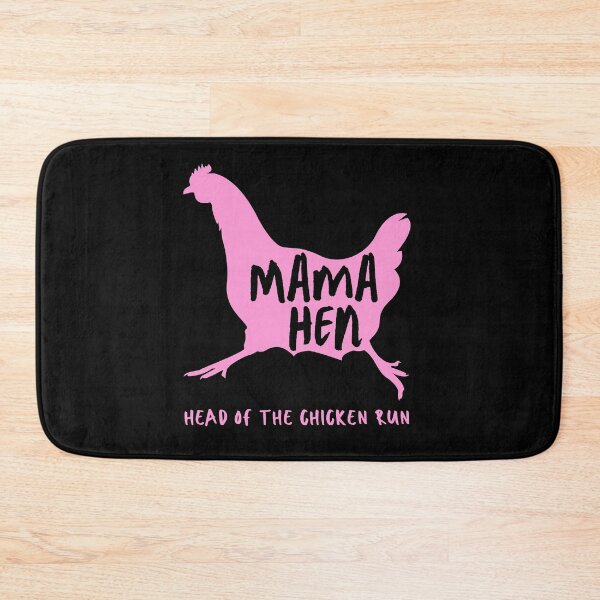 Item preview, Mama Hen. Head Of The Chicken Run. Lilac Chicken Silhouette, Handwritten Text designed and sold by JellyBeenzz.