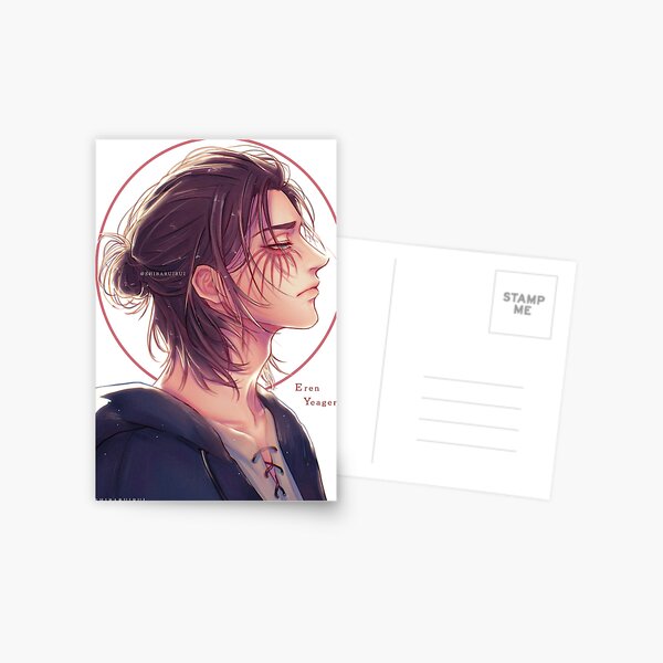 Eren Jaeger Postcards Redbubble