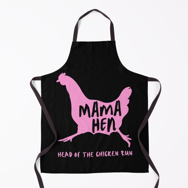 Item preview, Mama Hen. Head Of The Chicken Run. Lilac Chicken Silhouette, Handwritten Text designed and sold by JellyBeenzz.