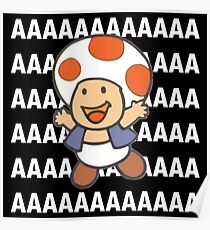 Toad screams in agony Poster