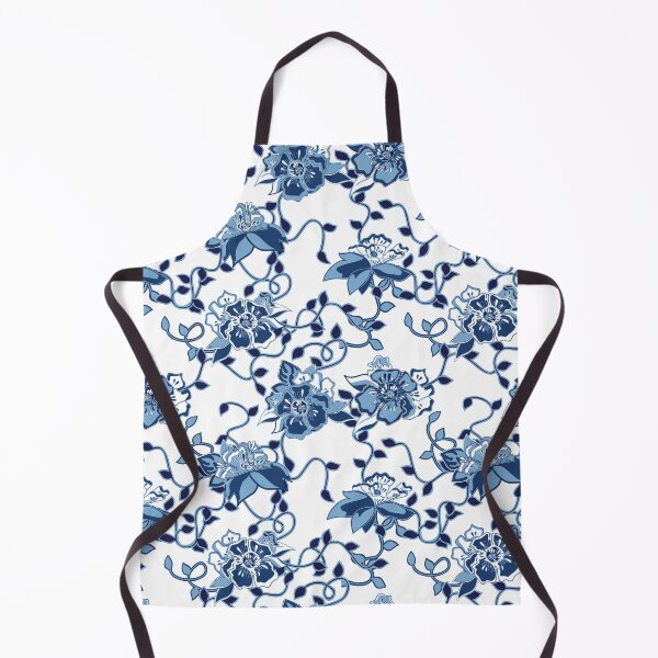 Item preview, Chinoiserie hedera ivy floral vines designed and sold by FlamesandFrost.