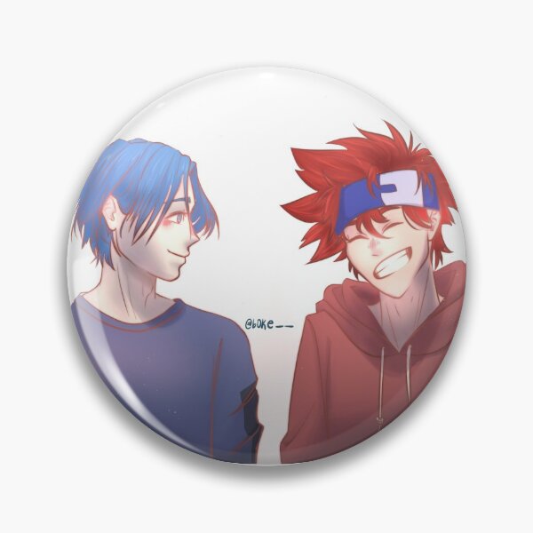Item preview, Cute Renga (Reki and Langa) SK8 The Infinity Anime Screenshot Redraw  designed and sold by J-and-J.
