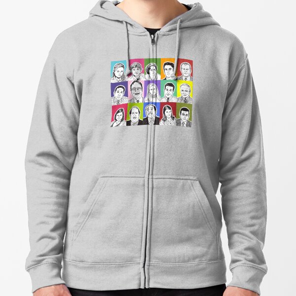 The Office Cast Zipped Hoodie