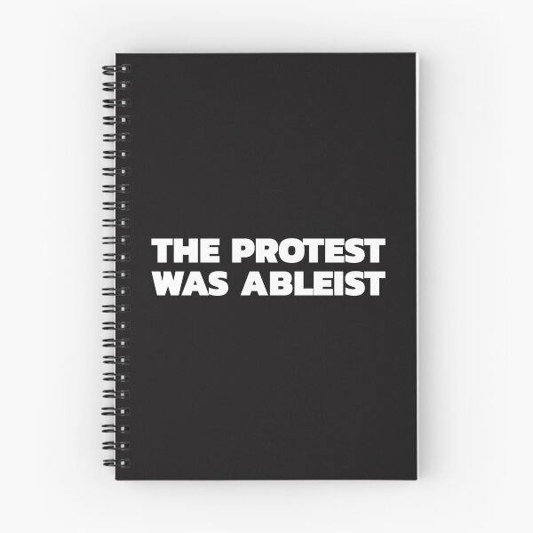 Item preview, The Protest Was Ableist  designed and sold by Disabledland.