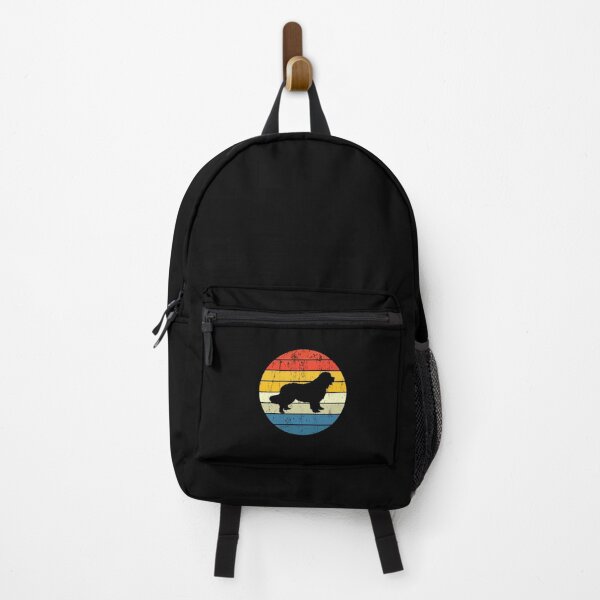 Vintage Newfoundland Dog, Retro Newfoundland Sunset, Newfoundland Dad, Newfoundland Dog Lover, Newfoundland Mom, Newfoundland Owner, Newfoundland Kid, Newfie Backpack