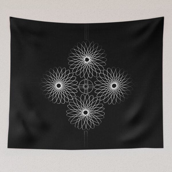 Item preview, surrounded by abstract flowers designed and sold by Mandala-Mia.