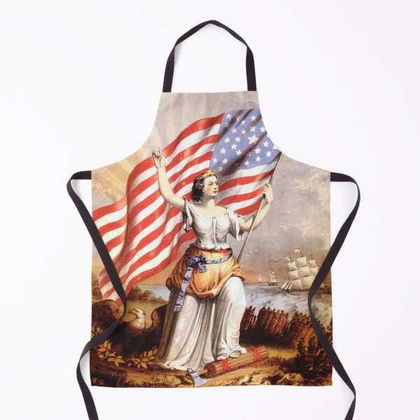 Item preview, Woman Holding the US Flag designed and sold by RosarioDesigns.