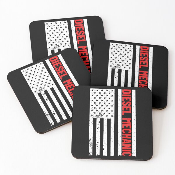 Item preview, American Diesel Mechanic Flag July 4th Diesel Power Trucker designed and sold by abulfaruque.
