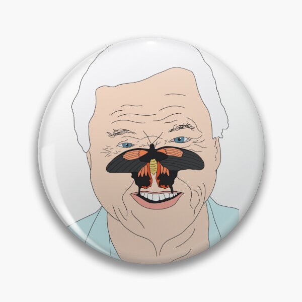 Item preview, David Attenborough and Butterfly  designed and sold by FreeOrca.