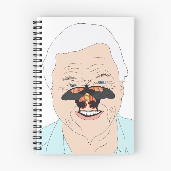Item preview, David Attenborough and Butterfly  designed and sold by FreeOrca.