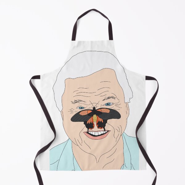 Item preview, David Attenborough and Butterfly  designed and sold by FreeOrca.