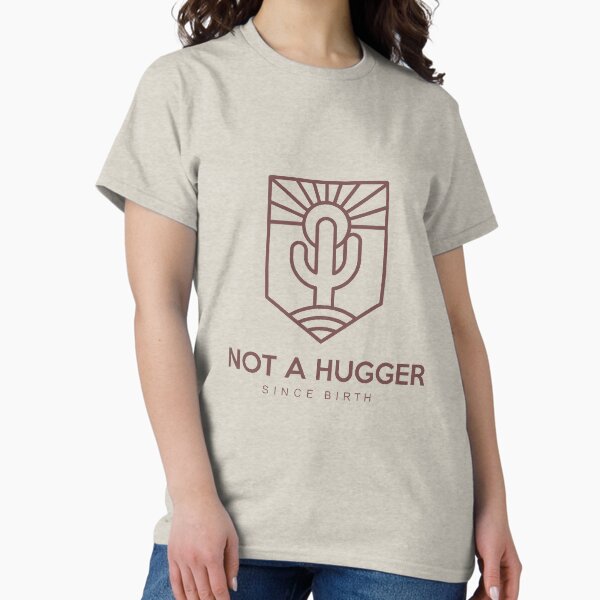Item preview, Not A Hugger Funny Vintage Cactus Sarcastic Retro Saguaro Cactus Sunset designed and sold by grofith22.