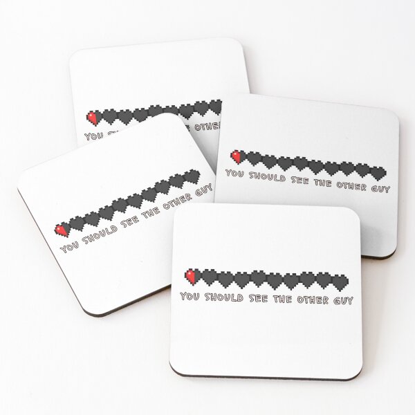 Item preview, You should see the other guy - Minecraft hearts designed and sold by g6ddart.