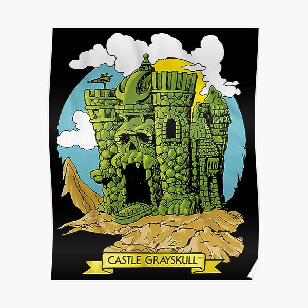 Poster Castle Grayskull Redbubble