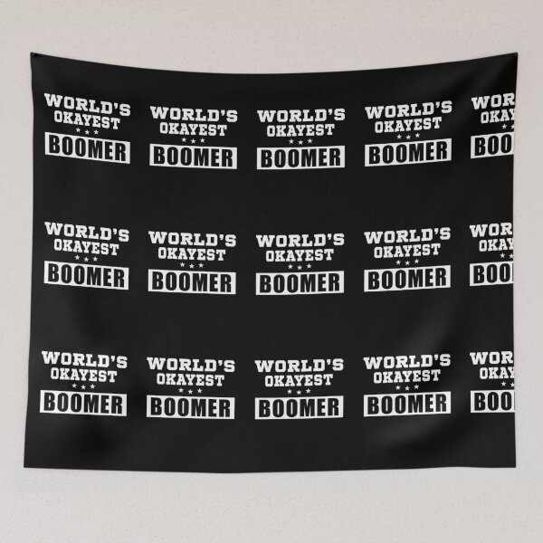 Item preview, World's Okayest boomer funny quote 2021 designed and sold by BestUncommonTee.