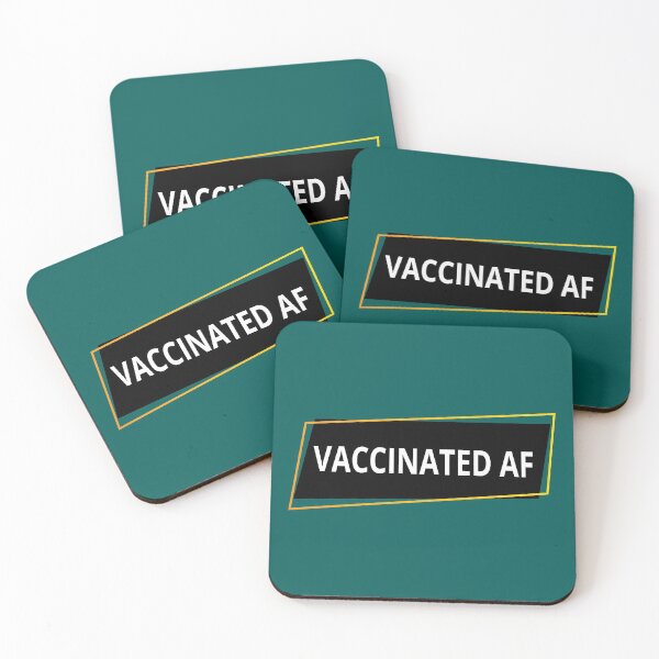 Item preview, Vaccinated AF - Pro-Vaccine 2021 II designed and sold by Lemon Pepper.
