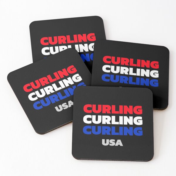Item preview, Curling USA designed and sold by VJKTees.