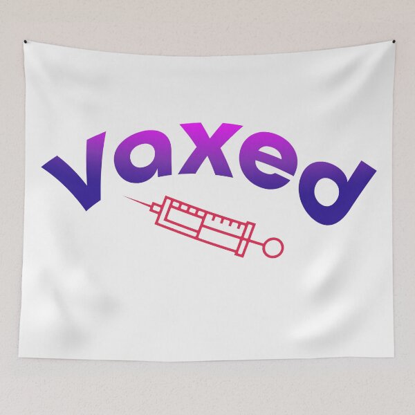 Item preview, Vaxed, covid sticker designed and sold by creatives think.