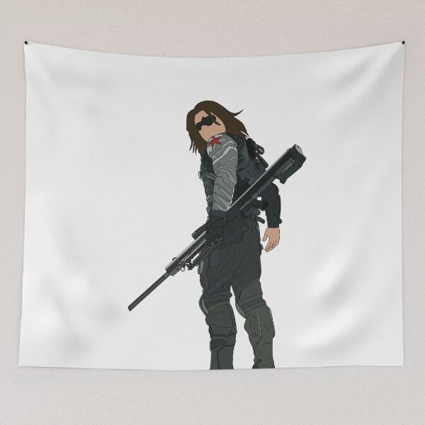 Item preview, the winter soldier (machine gun) designed and sold by designsbysara58.