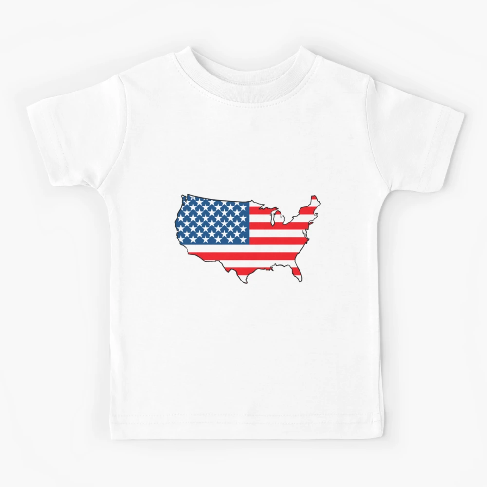 Louisiana Map with Louisiana State Flag Kids T-Shirt for Sale by Havocgirl