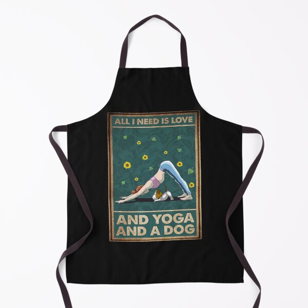 Item preview, Póster Todo lo que necesito es amor, yoga y un perro designed and sold by SophiaSankt.