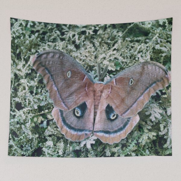 Item preview, Pseudomurals 00036 (Polyphemus Moth on Fern) designed and sold by CleanWIP.