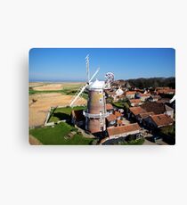 Cley Windmill - Unusual Aeriel shot Canvas Print