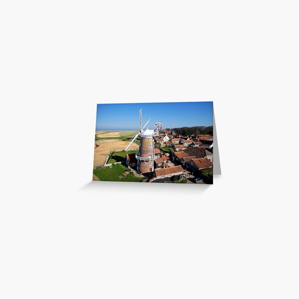 Cley Windmill - Unusual Aeriel shot Greeting Card