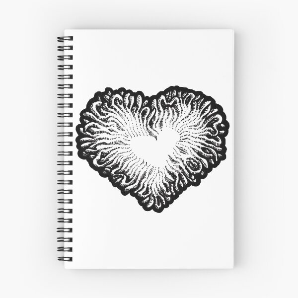 Item preview, Kundalini Heart Dark Doodle designed and sold by Rizalkfc36-shop.