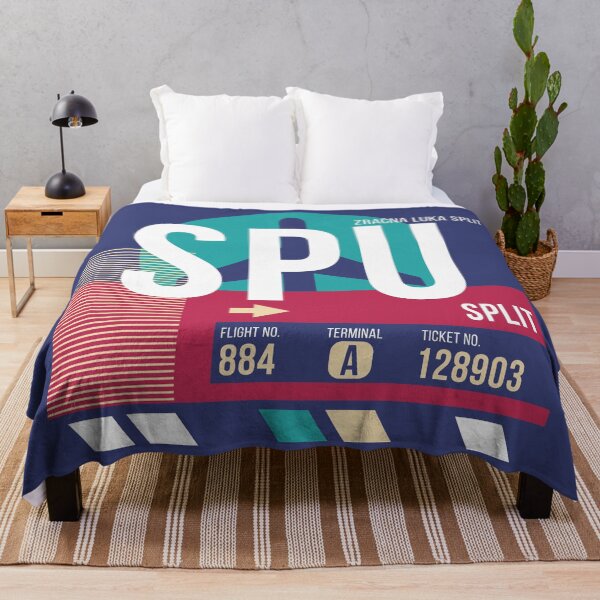 Item preview, Split, Croatia (SPU) Airport Code Baggage Tag designed and sold by SLAG-Creative.