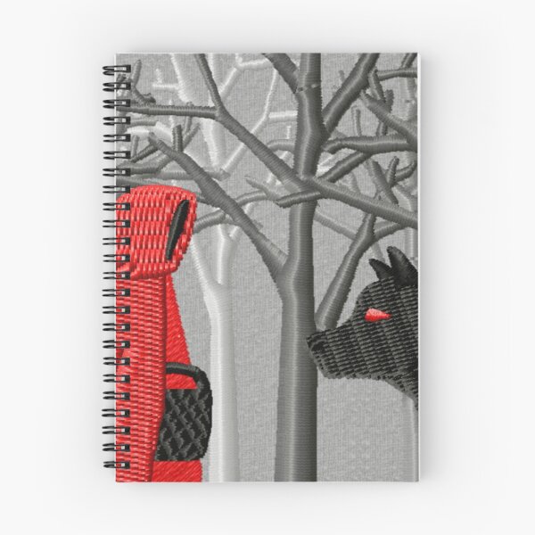Item preview, Caperucita roja se encuentra con el lobo designed and sold by storiedthreads.