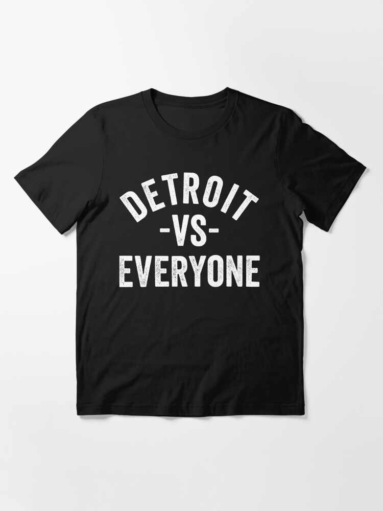 Vintage retro Detroit vs Everybody  Sticker for Sale by 187designz