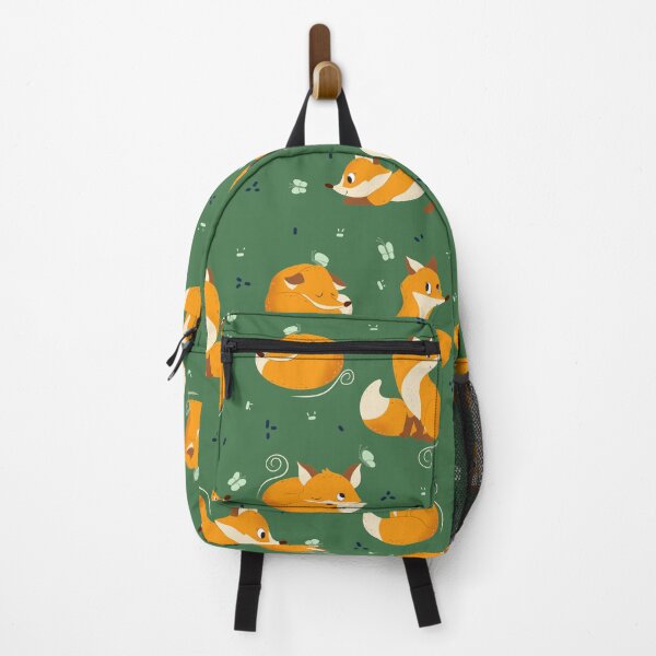 Item preview, The Cute Foxes Chase Butterflies Pattern designed and sold by whatsupcamper.