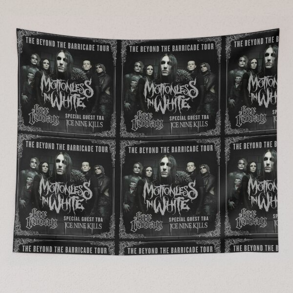 Item preview, THE BEYOND THE BARRICADE MOTIONLESS IN WHITE designed and sold by frazerheston.