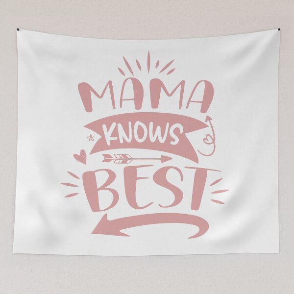 Item preview, Mama knows best, best mama ever designed and sold by Schuva.