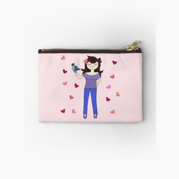 Item preview, Jaiden animations and her bird, cute moment and pink hearts, parrot watching you funny  designed and sold by SGS-.