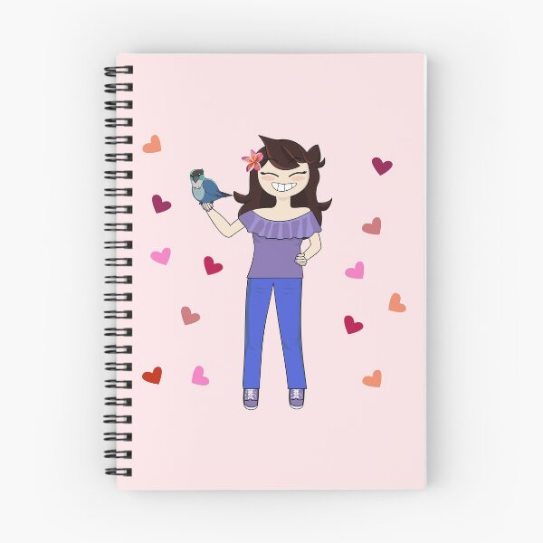Item preview, Jaiden animations and her bird, cute moment and pink hearts, parrot watching you funny  designed and sold by SGS-.