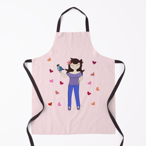 Item preview, Jaiden animations and her bird, cute moment and pink hearts, parrot watching you funny  designed and sold by SGS-.