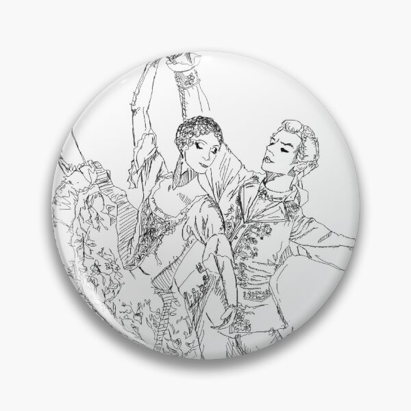 Item preview, A Rough Sketch of A Ballet Duet designed and sold by TheBattenworld.