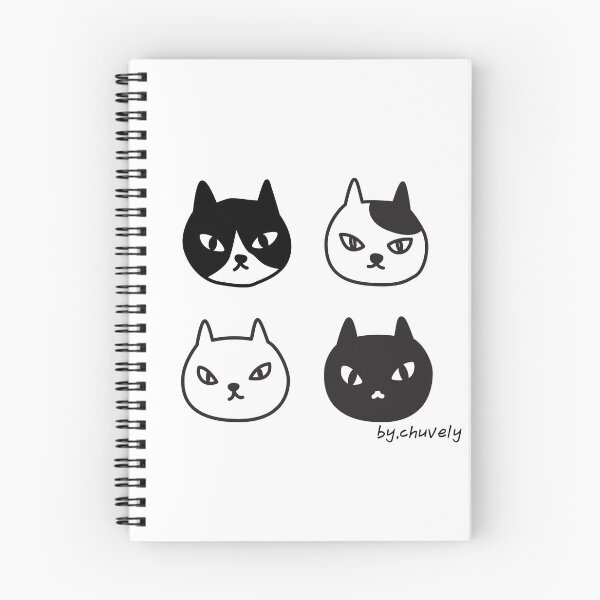 Item preview, Black and white cat designed and sold by Chuvely.