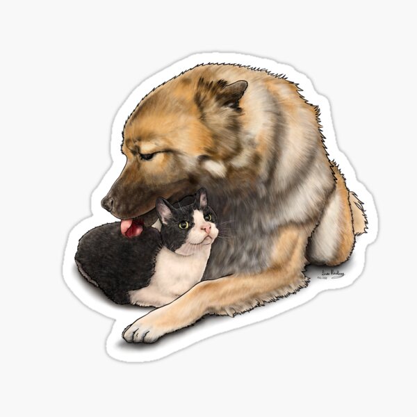 Fur pals Sticker