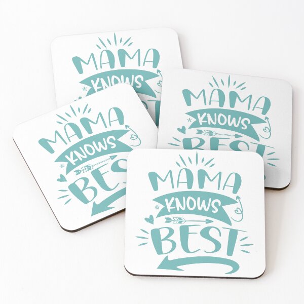 Item preview, Mama knows best, best mama ever - Blue designed and sold by Schuva.