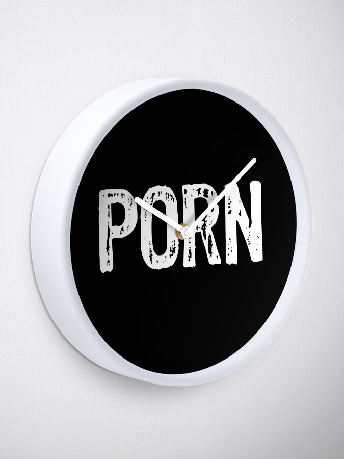 Porn Clock for Sale by samcloverhearts Redbubble 